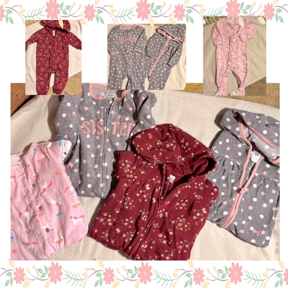 Carter’s Baby Girl Pajama Bundle